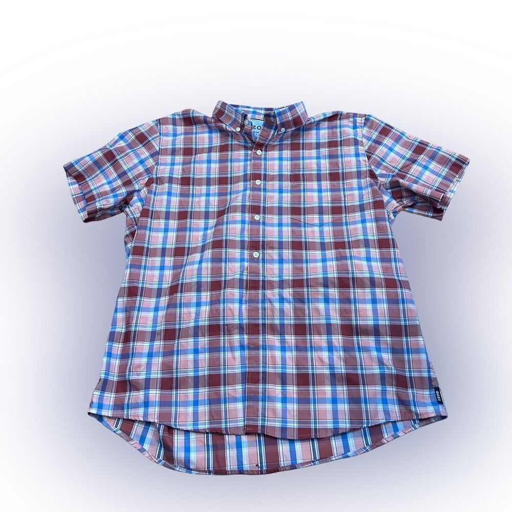 Izod Advantage Performance Plaid Outdoor Shirt